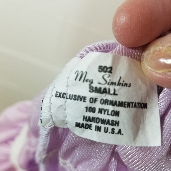 Vtg lilac purple ruffle square dance shorts bloomers pettipants sissy - Picture 9 of 10